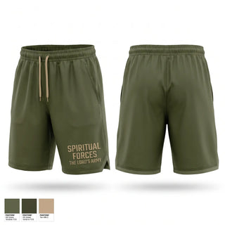 Athletic Shorts With Pockets, Spiritual Forces The Lords Army, National Guard, Teamtime, Team time, sublimation, custom sports apparel, team uniforms, spirit wear, spiritwear, sports uniforms, custom shirts, team store, custom team store, fundraiser sports, apparel fundraiser