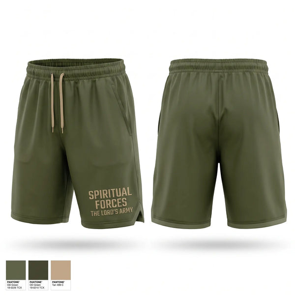 Athletic Shorts With Pockets, Spiritual Forces The Lords Army, National Guard, Teamtime, Team time, sublimation, custom sports apparel, team uniforms, spirit wear, spiritwear, sports uniforms, custom shirts, team store, custom team store, fundraiser sports, apparel fundraiser
