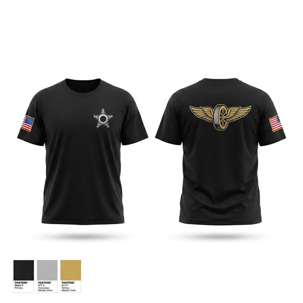 Old School Cotton Feel Shirt, 6times, Police, Teamtime, Team time, sublimation, custom sports apparel, team uniforms, spirit wear, spiritwear, sports uniforms, custom shirts, team store, custom team store, fundraiser sports, apparel fundraiser