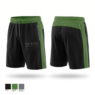 Athletic Shorts With Pockets, Pine Tree Martial Arts, , Teamtime, Team time, sublimation, custom sports apparel, team uniforms, spirit wear, spiritwear, sports uniforms, custom shirts, team store, custom team store, fundraiser sports, apparel fundraiser