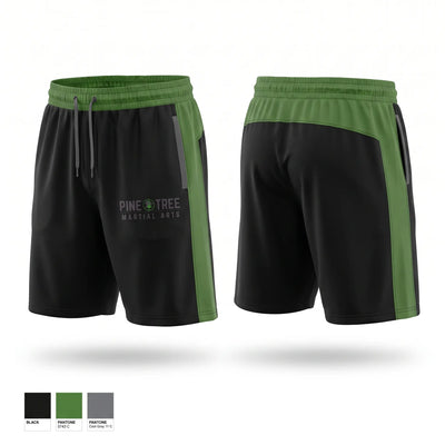 Pine Tree Martial Arts Athletic Shorts With Pockets - 1