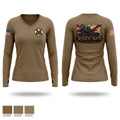 HVU Detachment Mayport Women's Long Sleeve V-neck Shirt - 1