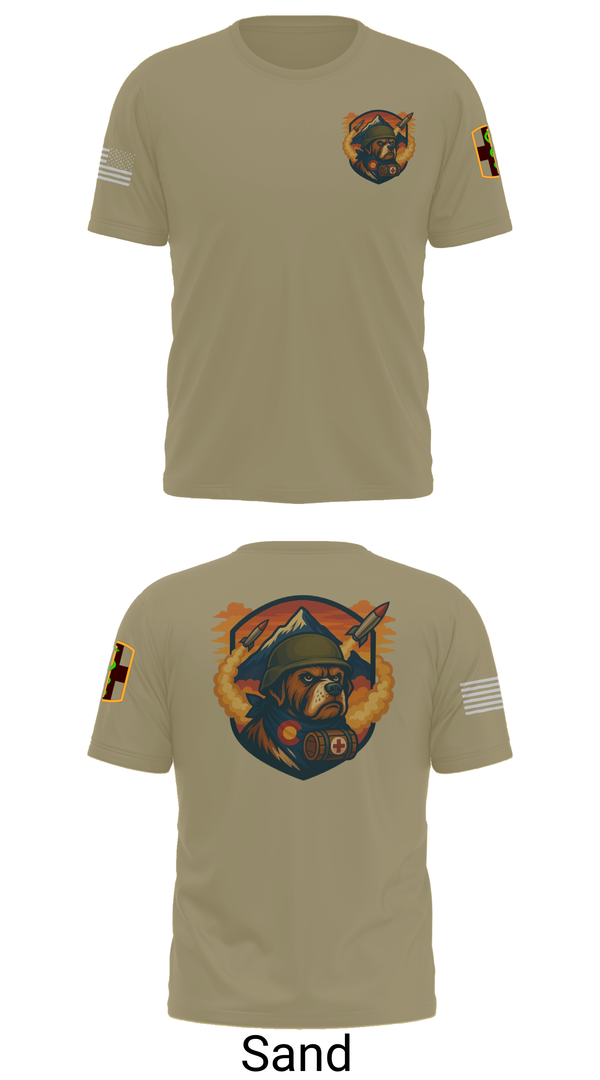 Short Sleeve Performance Shirt, 10th Field Hospital (FWD), , Teamtime, Team time, sublimation, custom sports apparel, team uniforms, spirit wear, spiritwear, sports uniforms, custom shirts, team store, custom team store, fundraiser sports, apparel fundraiser