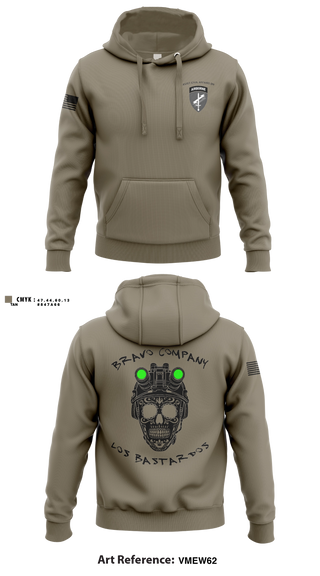 Hoodie, 451 B Co Los Bastardos451 B Co Los Bastardos, Army, Teamtime, Team time, sublimation, custom sports apparel, team uniforms, spirit wear, spiritwear, sports uniforms, custom shirts, team store, custom team store, fundraiser sports, apparel fundraiser