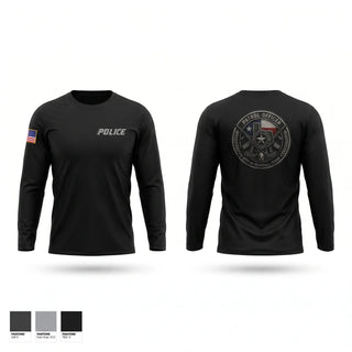 Long Sleeve Performance Shirt, Pearsall PD, Police, Teamtime, Team time, sublimation, custom sports apparel, team uniforms, spirit wear, spiritwear, sports uniforms, custom shirts, team store, custom team store, fundraiser sports, apparel fundraiser