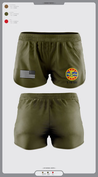 Ranger Panties, 3-116 CAV, , Teamtime, Team time, sublimation, custom sports apparel, team uniforms, spirit wear, spiritwear, sports uniforms, custom shirts, team store, custom team store, fundraiser sports, apparel fundraiser