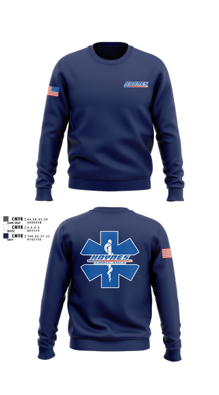 Crew Neck Sweatshirt, Haynes EMS, EMS/EMT, Teamtime, Team time, sublimation, custom sports apparel, team uniforms, spirit wear, spiritwear, sports uniforms, custom shirts, team store, custom team store, fundraiser sports, apparel fundraiser