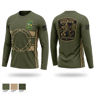 Long Sleeve Performance Shirt, Sheriff K9, Police, Teamtime, Team time, sublimation, custom sports apparel, team uniforms, spirit wear, spiritwear, sports uniforms, custom shirts, team store, custom team store, fundraiser sports, apparel fundraiser