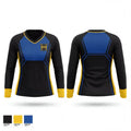 The Blaze Academy STX Fry 10U Women's Long Sleeve V-neck Shirt - 1
