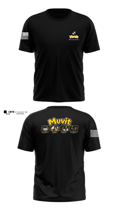 Muvit 8063137 Short Sleeve Performance Shirt - 22