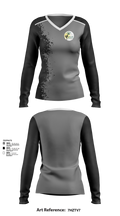 Emerald Illusions Dance Team 67098872 Women's Long Sleeve V-neck Shirt - 47