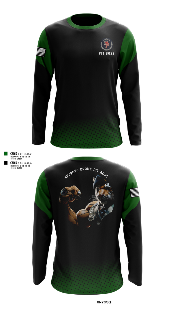 Long Sleeve Performance Shirt, AFJROTC MS-081 DRONE TEAM, , Teamtime, Team time, sublimation, custom sports apparel, team uniforms, spirit wear, spiritwear, sports uniforms, custom shirts, team store, custom team store, fundraiser sports, apparel fundraiser