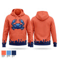 Back bay blue crabs Hoodie - 2