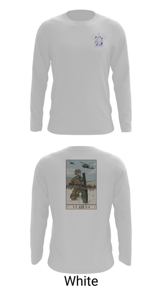Long Sleeve Performance Shirt, 4-3 HHC, Army, Teamtime, Team time, sublimation, custom sports apparel, team uniforms, spirit wear, spiritwear, sports uniforms, custom shirts, team store, custom team store, fundraiser sports, apparel fundraiser