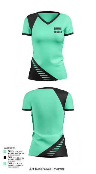 Women's Short Sleeve Vneck Shirt, Simple soccer, Men's Soccer, Teamtime, Team time, sublimation, custom sports apparel, team uniforms, spirit wear, spiritwear, sports uniforms, custom shirts, team store, custom team store, fundraiser sports, apparel fundraiser
