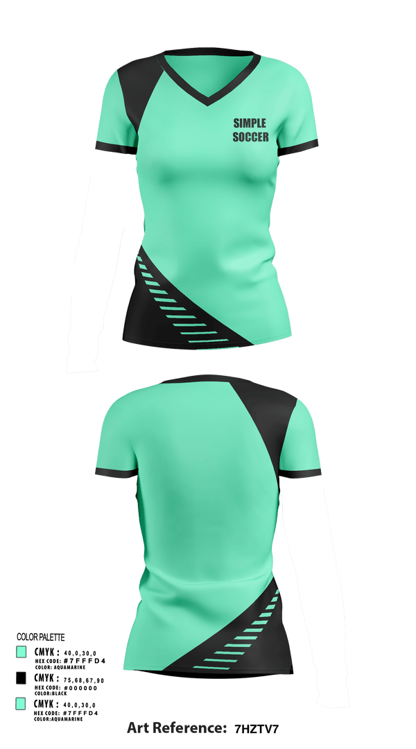 Women's Short Sleeve Vneck Shirt, Simple soccer, Men's Soccer, Teamtime, Team time, sublimation, custom sports apparel, team uniforms, spirit wear, spiritwear, sports uniforms, custom shirts, team store, custom team store, fundraiser sports, apparel fundraiser