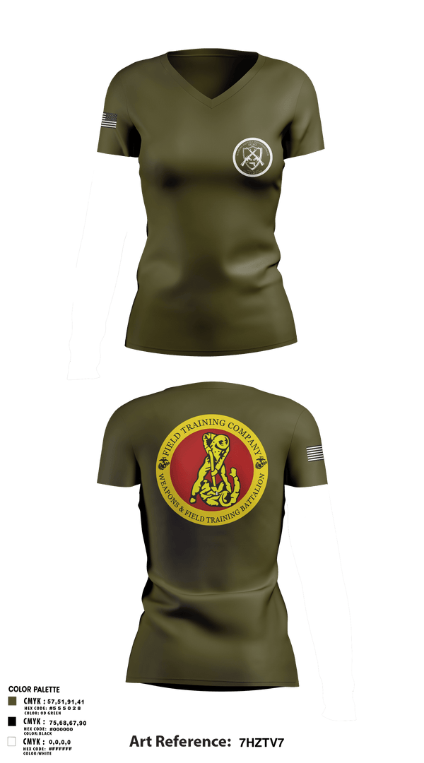 Women's Short Sleeve Vneck Shirt, Weapons Field Training, , Teamtime, Team time, sublimation, custom sports apparel, team uniforms, spirit wear, spiritwear, sports uniforms, custom shirts, team store, custom team store, fundraiser sports, apparel fundraiser