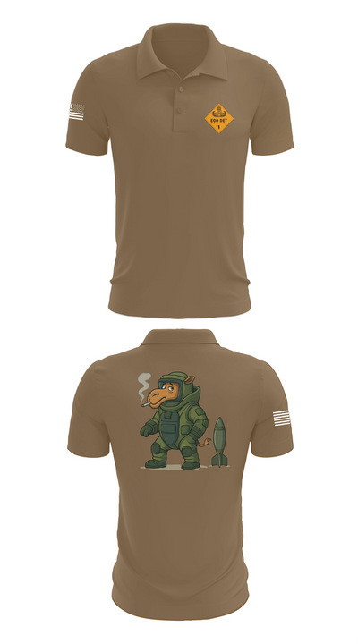 1st EOD DET 18111177 Short Sleeve Performance Polo - 7