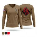 Bco 2-501 PIR 47088649 Women's Long Sleeve V-neck Shirt - 1