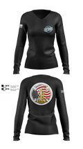 Mobile Stroke Team 54265402 Women's Long Sleeve V-neck Shirt - 1