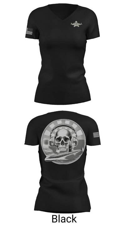 Sonar 48657702 Women's Short Sleeve V-neck Shirt - 27