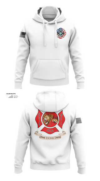 Hoodie, Company 52, Fire Department, Teamtime, Team time, sublimation, custom sports apparel, team uniforms, spirit wear, spiritwear, sports uniforms, custom shirts, team store, custom team store, fundraiser sports, apparel fundraiser