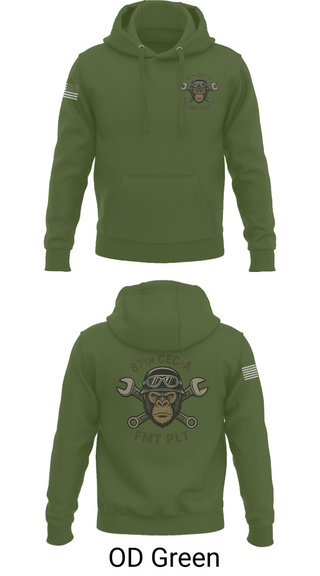 Hoodie, 87th CEC-A FMT PLT, , Teamtime, Team time, sublimation, custom sports apparel, team uniforms, spirit wear, spiritwear, sports uniforms, custom shirts, team store, custom team store, fundraiser sports, apparel fundraiser