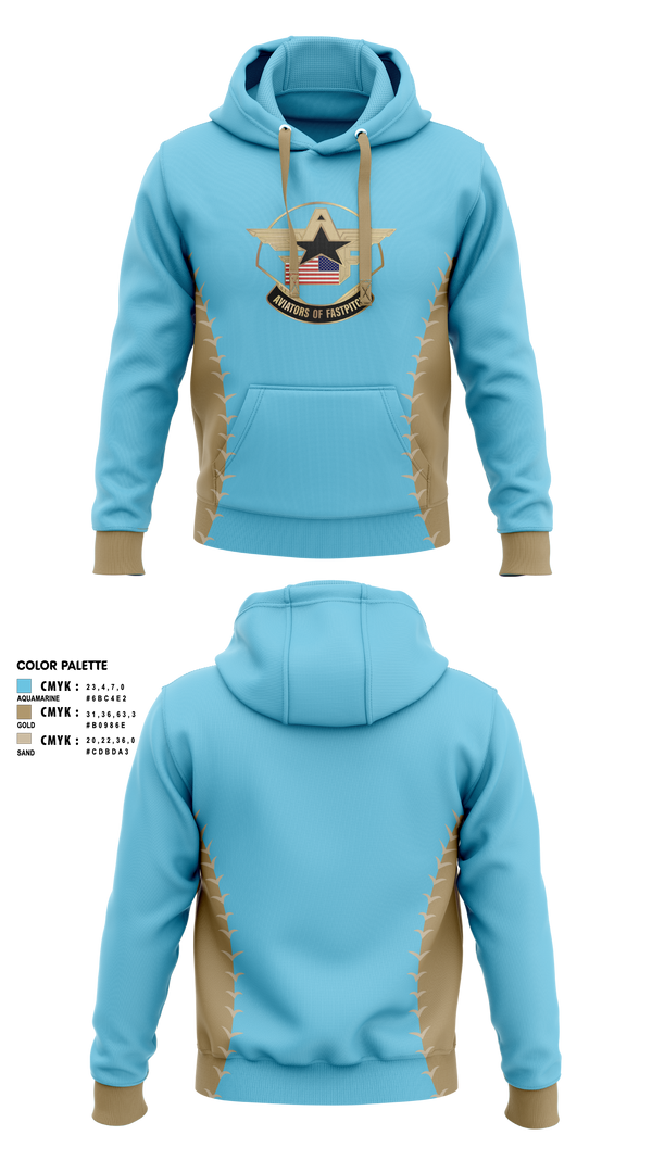 Hoodie, Aviators of Fastpitch, Softball, Teamtime, Team time, sublimation, custom sports apparel, team uniforms, spirit wear, spiritwear, sports uniforms, custom shirts, team store, custom team store, fundraiser sports, apparel fundraiser