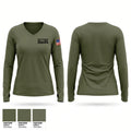 State of Hawaii Sheriffs Women's Long Sleeve V-neck Shirt - 1