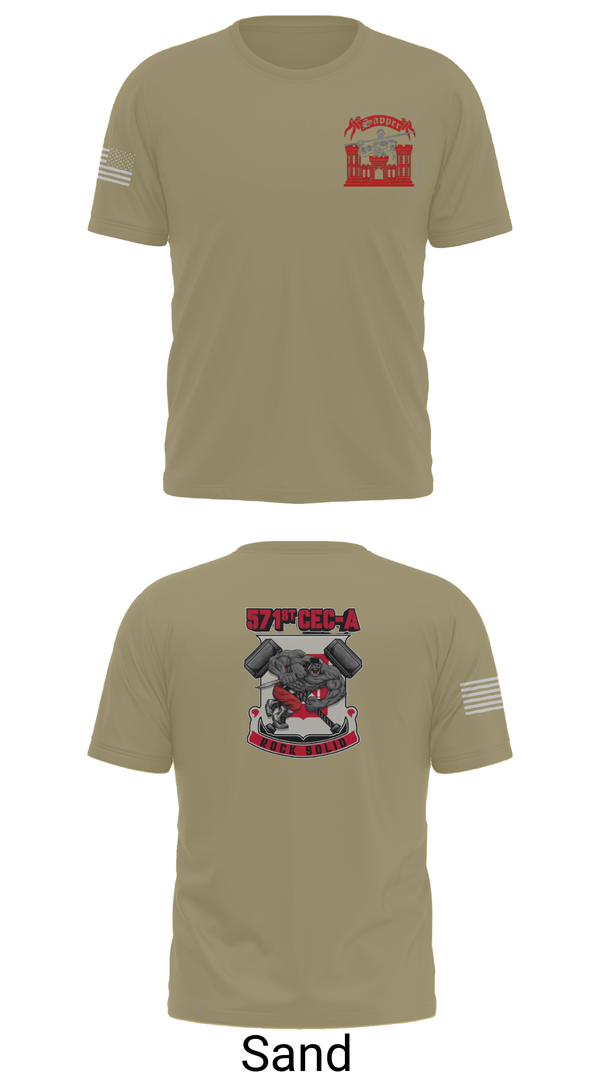 Old School Cotton Feel Shirt, 571st CEC-A, , Teamtime, Team time, sublimation, custom sports apparel, team uniforms, spirit wear, spiritwear, sports uniforms, custom shirts, team store, custom team store, fundraiser sports, apparel fundraiser