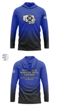 Mansfield Martial Arts Center Long Sleeve Performance Shirt with hood - 26