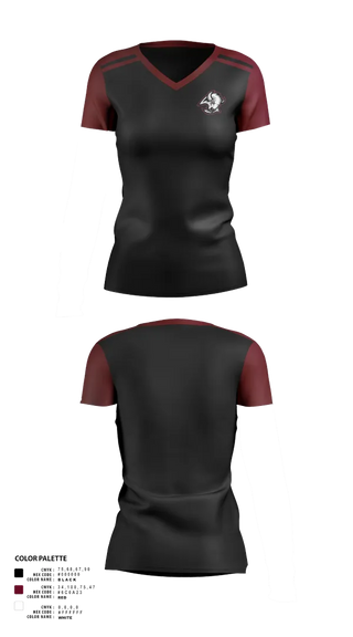 Womens Short Sleeve Vneck Shirt, Rawlins County Senior High School, Spirit Store, Teamtime, Team time, sublimation, custom sports apparel, team uniforms, spirit wear, spiritwear, sports uniforms, custom shirts, team store, custom team store, fundraiser sports, apparel fundraiser