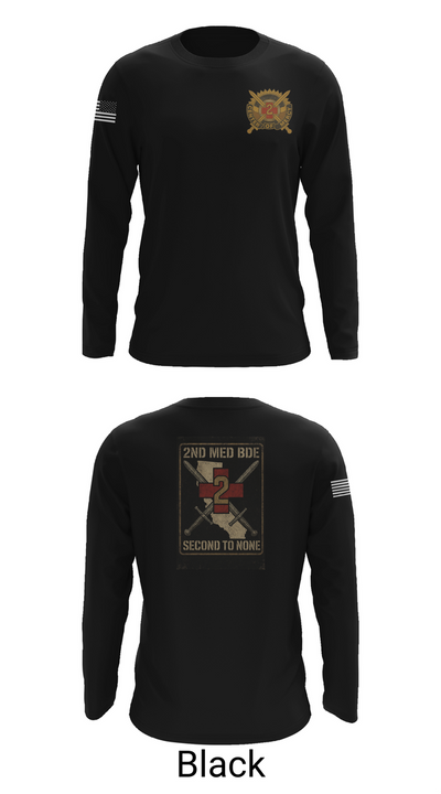 2nd Medical Brigade 60823726 Long Sleeve Performance Shirt 26