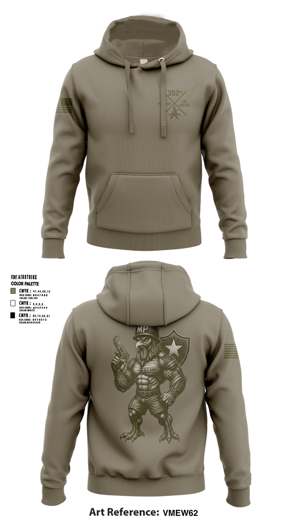 Hoodie, 1st PLT Roosters, Army, Teamtime, Team time, sublimation, custom sports apparel, team uniforms, spirit wear, spiritwear, sports uniforms, custom shirts, team store, custom team store, fundraiser sports, apparel fundraiser