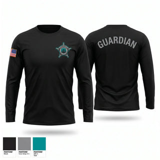 Long Sleeve Performance Shirt, Polk County School Guardian, Police, Teamtime, Team time, sublimation, custom sports apparel, team uniforms, spirit wear, spiritwear, sports uniforms, custom shirts, team store, custom team store, fundraiser sports, apparel fundraiser