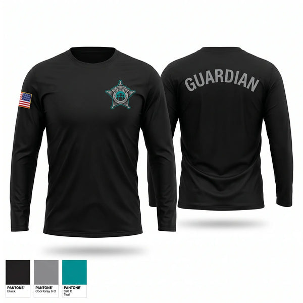 Long Sleeve Performance Shirt, Polk County School Guardian, Police, Teamtime, Team time, sublimation, custom sports apparel, team uniforms, spirit wear, spiritwear, sports uniforms, custom shirts, team store, custom team store, fundraiser sports, apparel fundraiser
