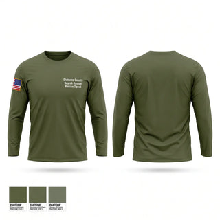 Long Sleeve Performance Shirt, Cleburne County Search & Rescue Rescue Squad, EMS/EMT, Teamtime, Team time, sublimation, custom sports apparel, team uniforms, spirit wear, spiritwear, sports uniforms, custom shirts, team store, custom team store, fundraiser sports, apparel fundraiser