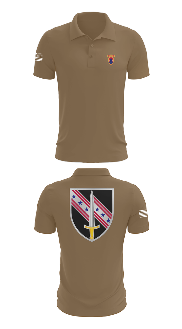 Short Sleeve Performance Polo, 6/54th SFAB, National Guard, Teamtime, Team time, sublimation, custom sports apparel, team uniforms, spirit wear, spiritwear, sports uniforms, custom shirts, team store, custom team store, fundraiser sports, apparel fundraiser