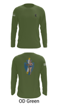 B Co 1/114th Maintenance 9686057 Long Sleeve Performance Shirt 46