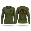 Black Tide Women's Long Sleeve V-neck Shirt - 1