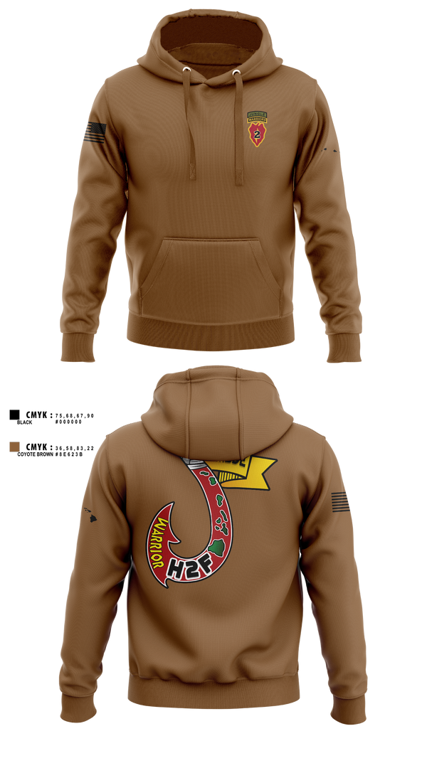 Hoodie, H2F, 2nd Mobile Brigade, 25th Infantry Division, Army, Teamtime, Team time, sublimation, custom sports apparel, team uniforms, spirit wear, spiritwear, sports uniforms, custom shirts, team store, custom team store, fundraiser sports, apparel fundraiser