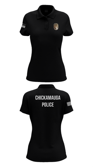 Womens Short Sleeve Performance Polo, Chickamauga Police, , Teamtime, Team time, sublimation, custom sports apparel, team uniforms, spirit wear, spiritwear, sports uniforms, custom shirts, team store, custom team store, fundraiser sports, apparel fundraiser
