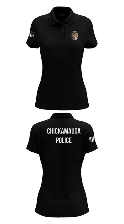Chickamauga Police 51367773 Women's Short Sleeve Performance Polo  - 33
