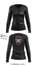 Eastbrook Football 93243823 Women's Long Sleeve V-neck Shirt - 6