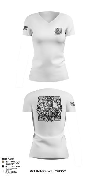 Womens Short Sleeve Vneck Shirt, Detachment 9, Army, Teamtime, Team time, sublimation, custom sports apparel, team uniforms, spirit wear, spiritwear, sports uniforms, custom shirts, team store, custom team store, fundraiser sports, apparel fundraiser