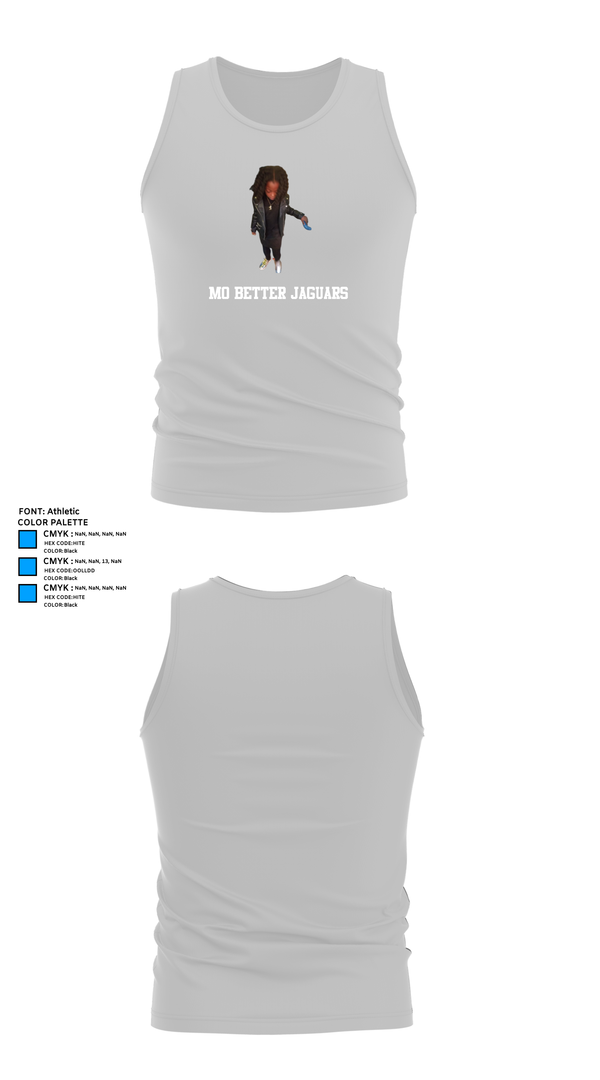 Tank Top, Mo Better Jaguars, Track & Field, Teamtime, Team time, sublimation, custom sports apparel, team uniforms, spirit wear, spiritwear, sports uniforms, custom shirts, team store, custom team store, fundraiser sports, apparel fundraiser
