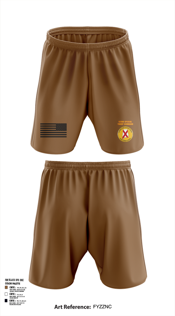 Athletic Shorts With Pockets, 122nd Special Troop Command, , Teamtime, Team time, sublimation, custom sports apparel, team uniforms, spirit wear, spiritwear, sports uniforms, custom shirts, team store, custom team store, fundraiser sports, apparel fundraiser