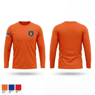 Long Sleeve Performance Shirt, Town of Glen Vol. Fire Dept. Inc., Fire Department, Teamtime, Team time, sublimation, custom sports apparel, team uniforms, spirit wear, spiritwear, sports uniforms, custom shirts, team store, custom team store, fundraiser sports, apparel fundraiser