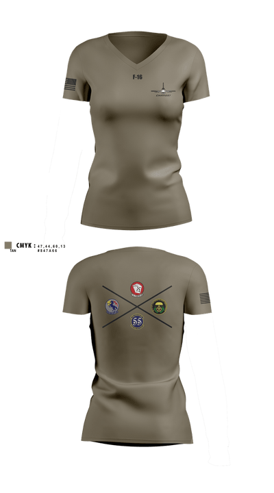 20 OSS Women's Short Sleeve V-neck Shirt - 4