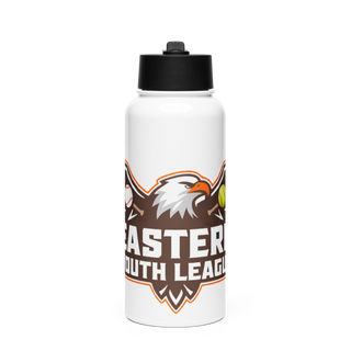 Eastern Youth League Stainless Steel Water Bottle with a Straw Lid